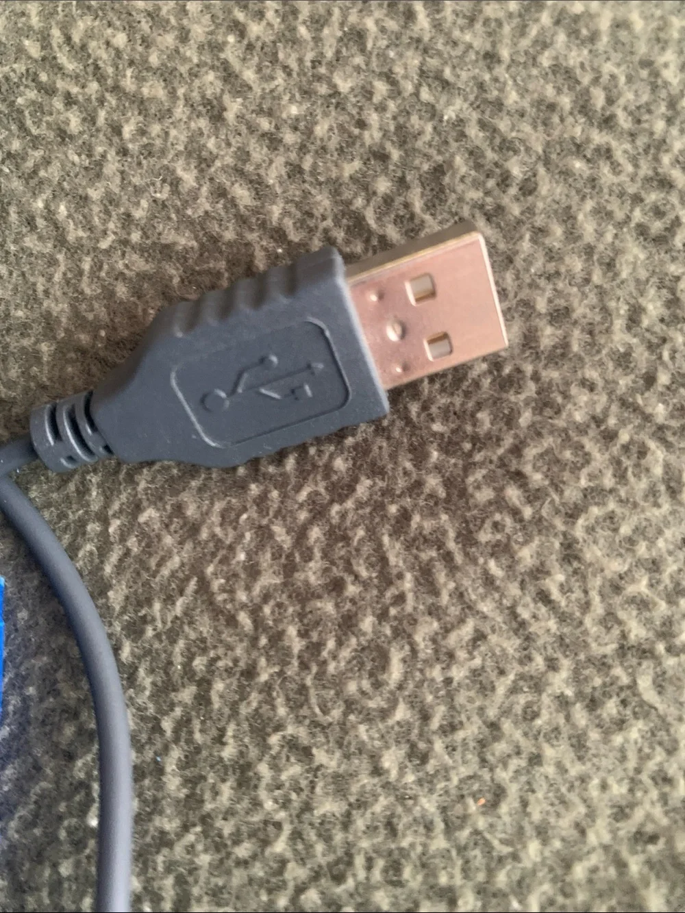 Logitech M100 gray mouse with cord.